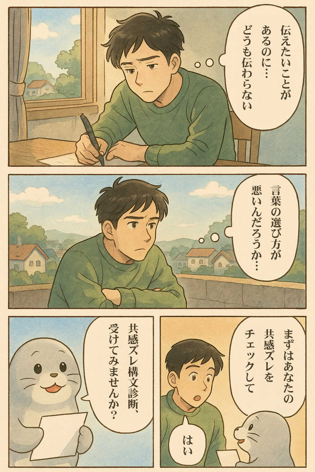 共感ズレ構文診断マンガ